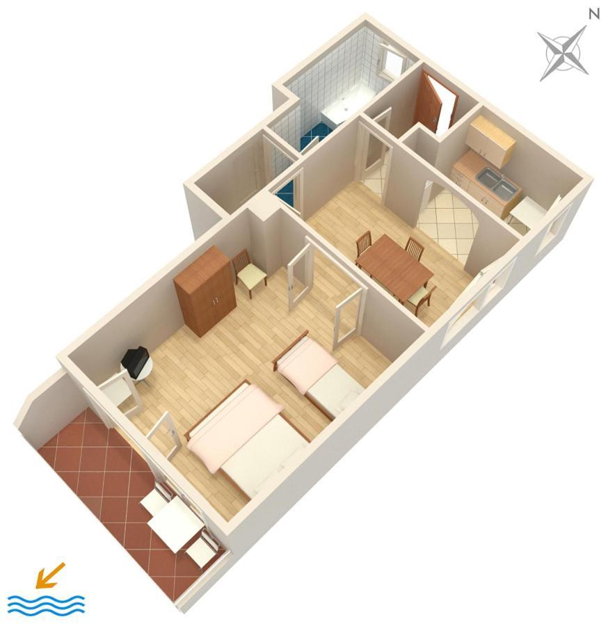 Apartment By The Sea Tisno, Murter - 4295 *